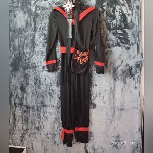 Mortal Combat Ninja Halloween Costume Kids Child Large